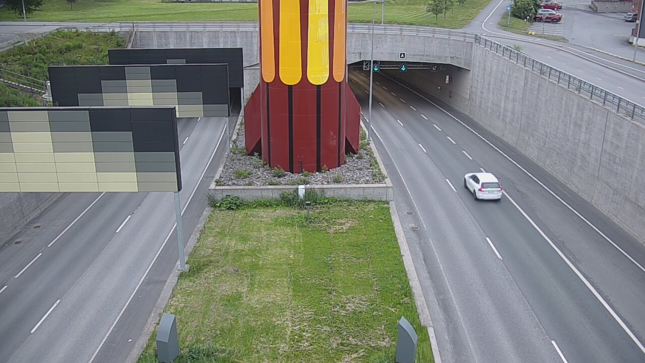 Kelikamerat Kuva Tie 12 Tampere, Rantatunnelin puomi, länsi, Tampere, Pirkanmaa
