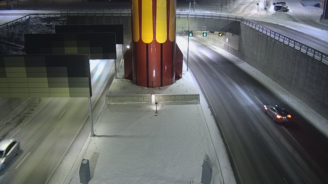 Kelikamerat Kuva Tie 12 Tampere, Rantatunnelin puomi, länsi, Tampere, Pirkanmaa