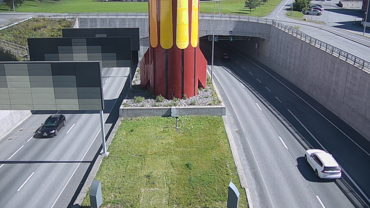 Kelikamerat Kuva Tie 12 Tampere, Rantatunnelin puomi, länsi, Tampere, Pirkanmaa