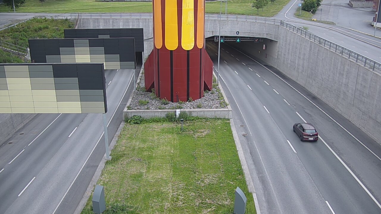 Kelikamerat Kuva Tie 12 Tampere, Rantatunnelin puomi, länsi, Tampere, Pirkanmaa