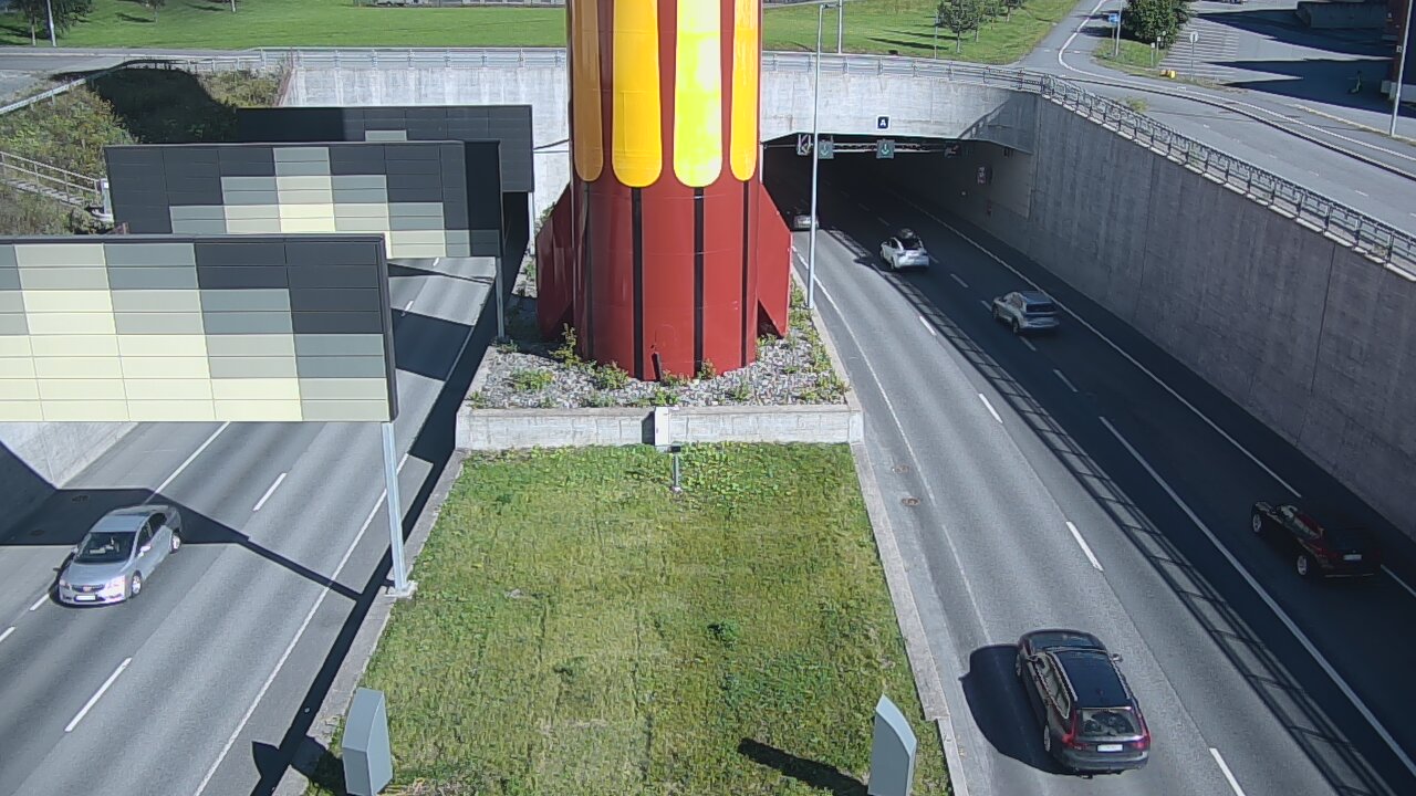Kelikamerat Kuva Tie 12 Tampere, Rantatunnelin puomi, länsi, Tampere, Pirkanmaa