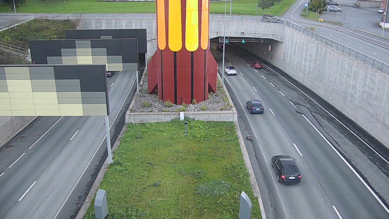 Kelikamerat Kuva Tie 12 Tampere, Rantatunnelin puomi, länsi, Tampere, Pirkanmaa