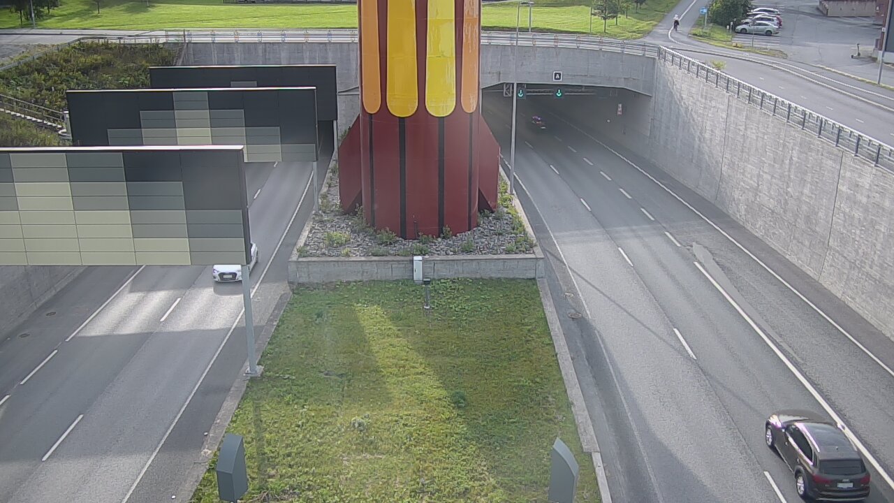 Kelikamerat Kuva Tie 12 Tampere, Rantatunnelin puomi, länsi, Tampere, Pirkanmaa