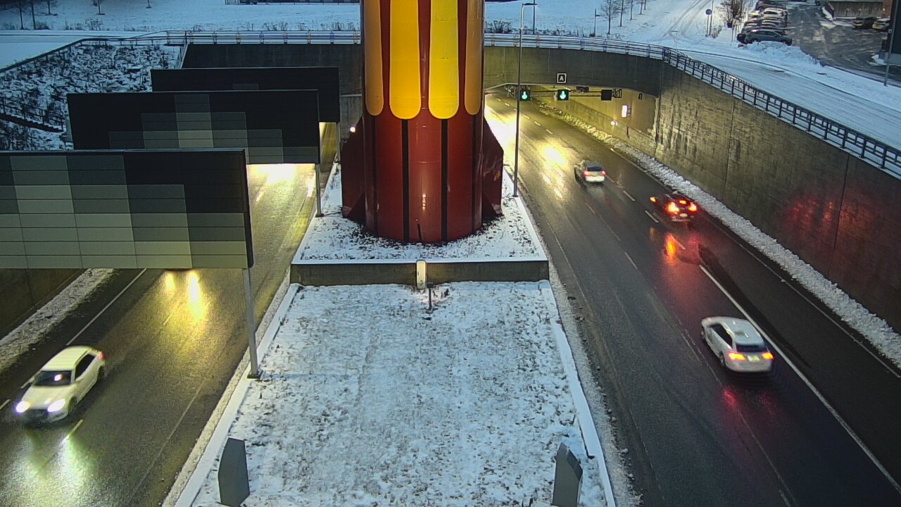 Kelikamerat Kuva Tie 12 Tampere, Rantatunnelin puomi, länsi, Tampere, Pirkanmaa