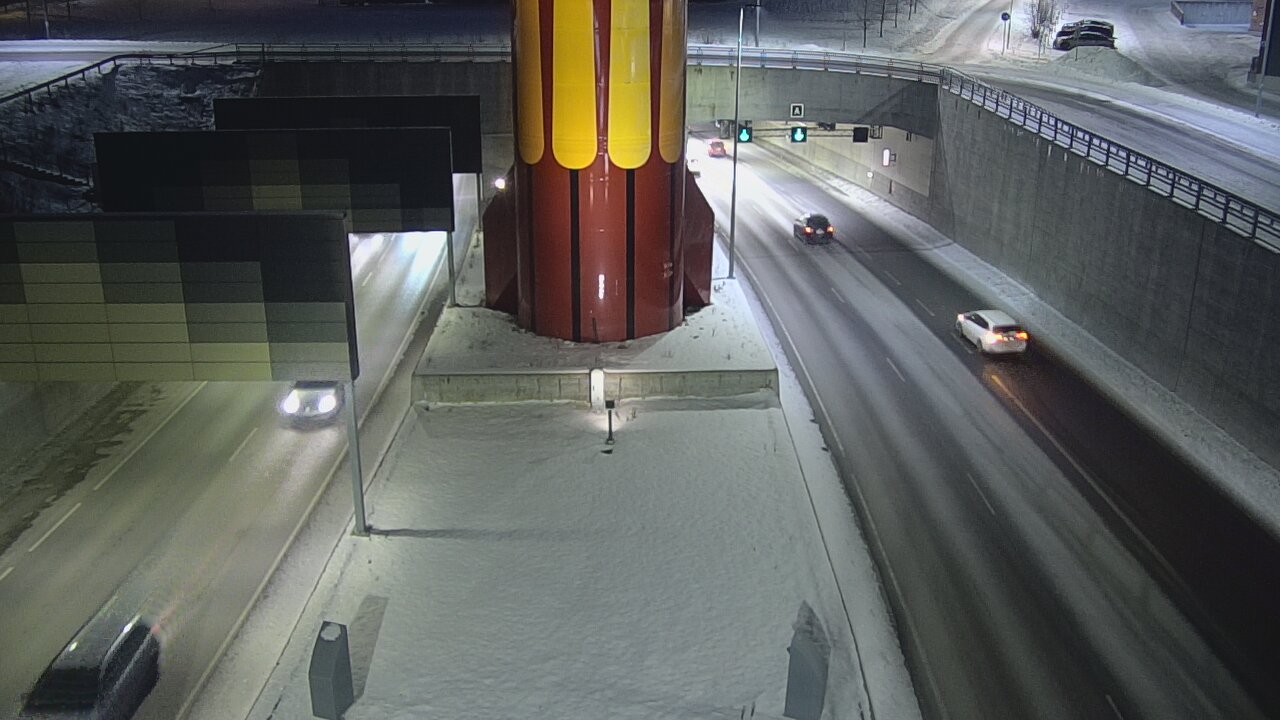 Kelikamerat Kuva Tie 12 Tampere, Rantatunnelin puomi, länsi, Tampere, Pirkanmaa