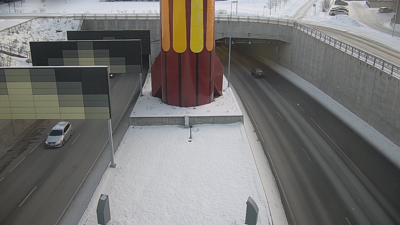 Weather Camera Image Road 12 Tampere, Rantatunneli boom west, Tampere, Pirkanmaa