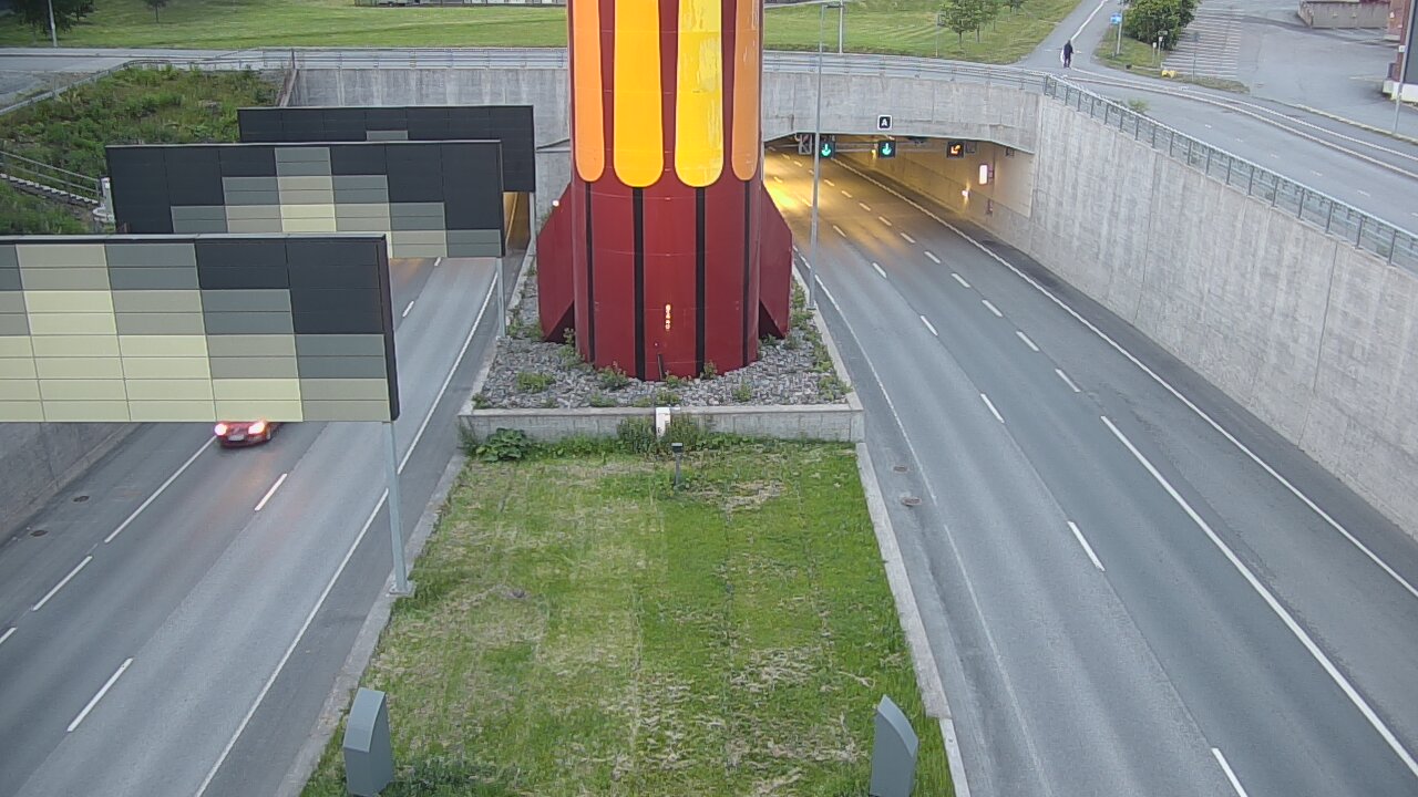 Kelikamerat Kuva Tie 12 Tampere, Rantatunnelin puomi, länsi, Tampere, Pirkanmaa