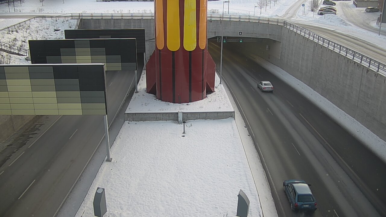 Weather Camera Image Road 12 Tampere, Rantatunneli boom west, Tampere, Pirkanmaa