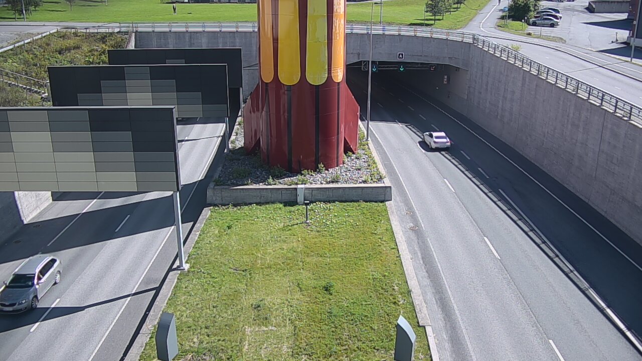 Kelikamerat Kuva Tie 12 Tampere, Rantatunnelin puomi, länsi, Tampere, Pirkanmaa