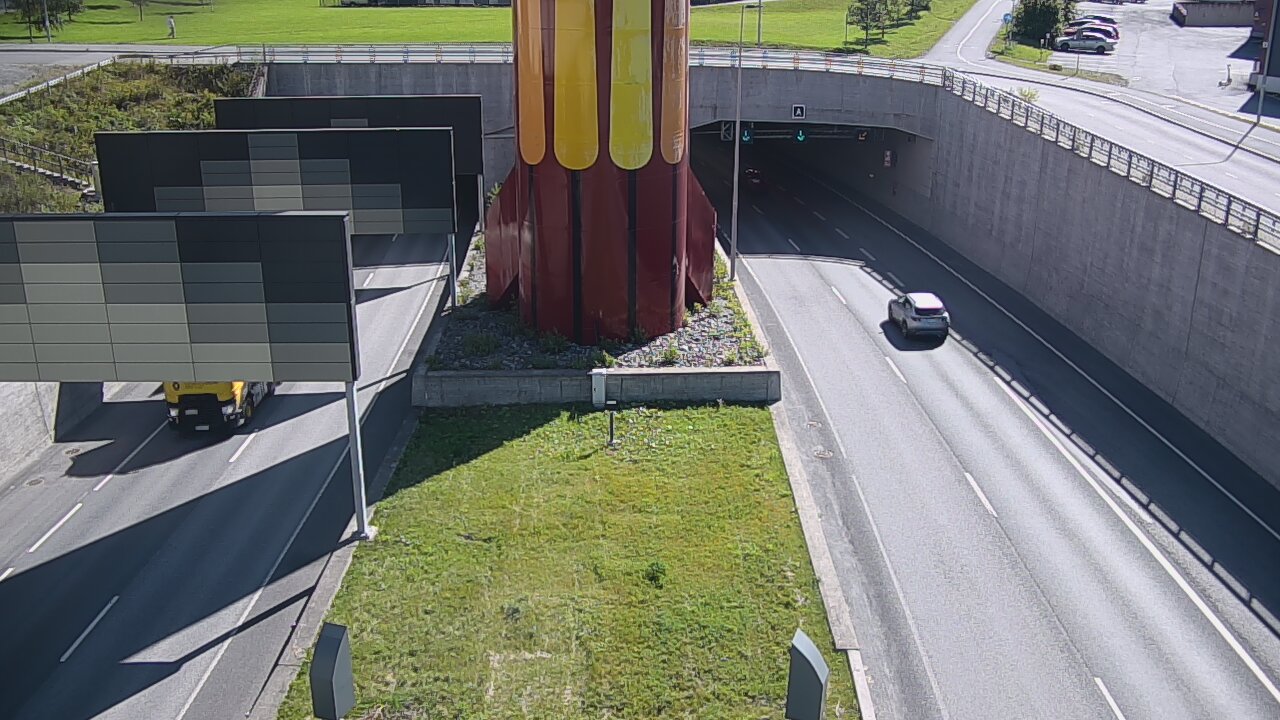 Kelikamerat Kuva Tie 12 Tampere, Rantatunnelin puomi, länsi, Tampere, Pirkanmaa