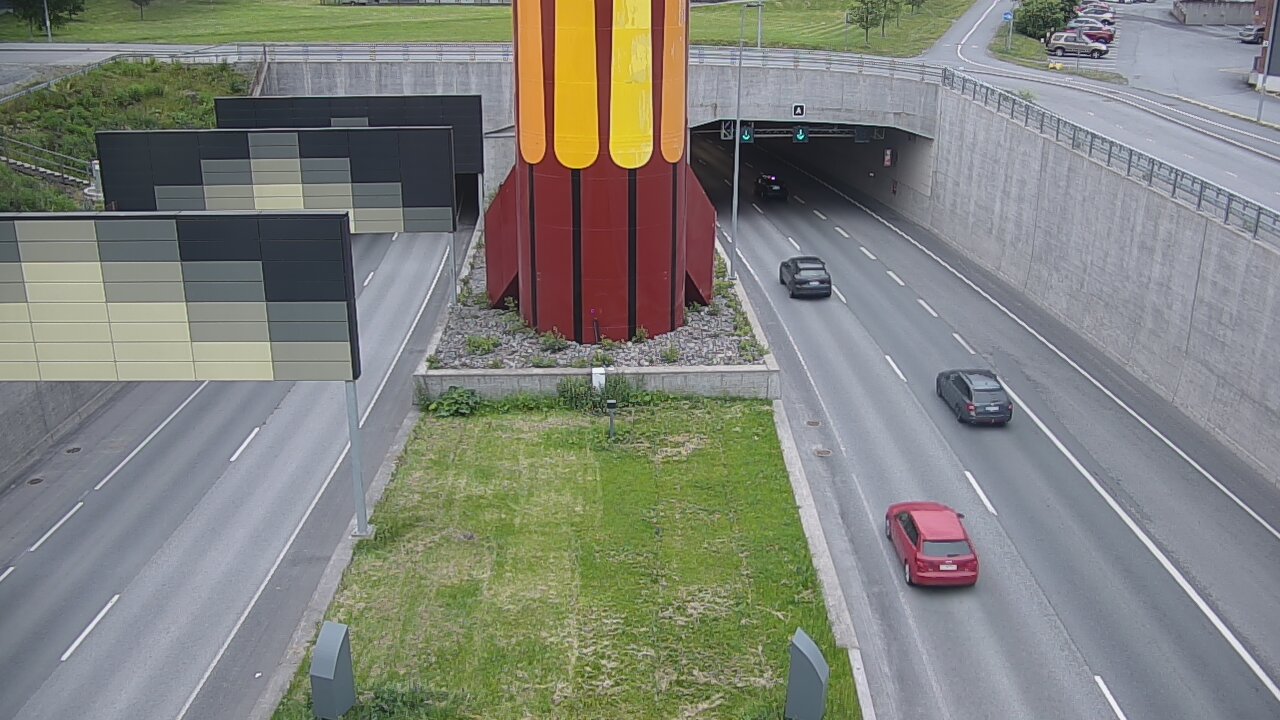 Kelikamerat Kuva Tie 12 Tampere, Rantatunnelin puomi, länsi, Tampere, Pirkanmaa