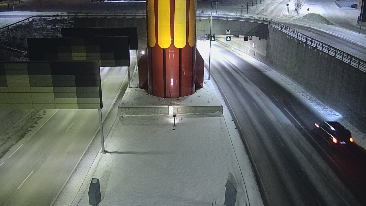 Kelikamerat Kuva Tie 12 Tampere, Rantatunnelin puomi, länsi, Tampere, Pirkanmaa