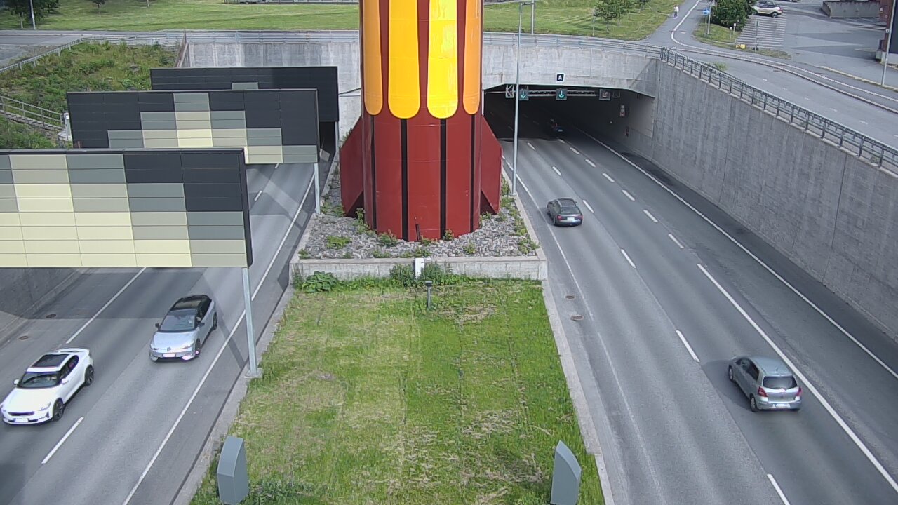Kelikamerat Kuva Tie 12 Tampere, Rantatunnelin puomi, länsi, Tampere, Pirkanmaa