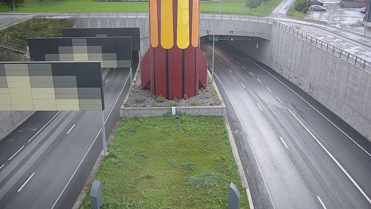 Kelikamerat Kuva Tie 12 Tampere, Rantatunnelin puomi, länsi, Tampere, Pirkanmaa