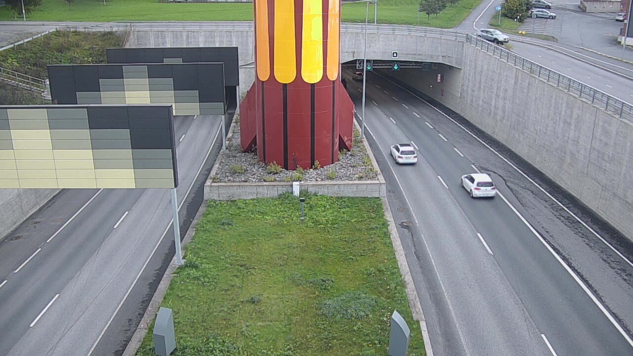 Kelikamerat Kuva Tie 12 Tampere, Rantatunnelin puomi, länsi, Tampere, Pirkanmaa