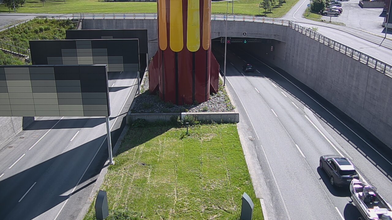 Kelikamerat Kuva Tie 12 Tampere, Rantatunnelin puomi, länsi, Tampere, Pirkanmaa