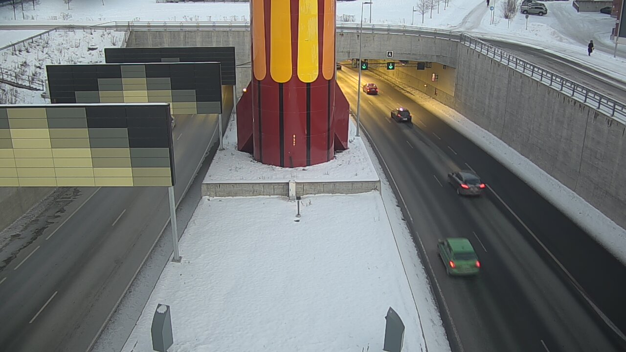 Kelikamerat Kuva Tie 12 Tampere, Rantatunnelin puomi, länsi, Tampere, Pirkanmaa