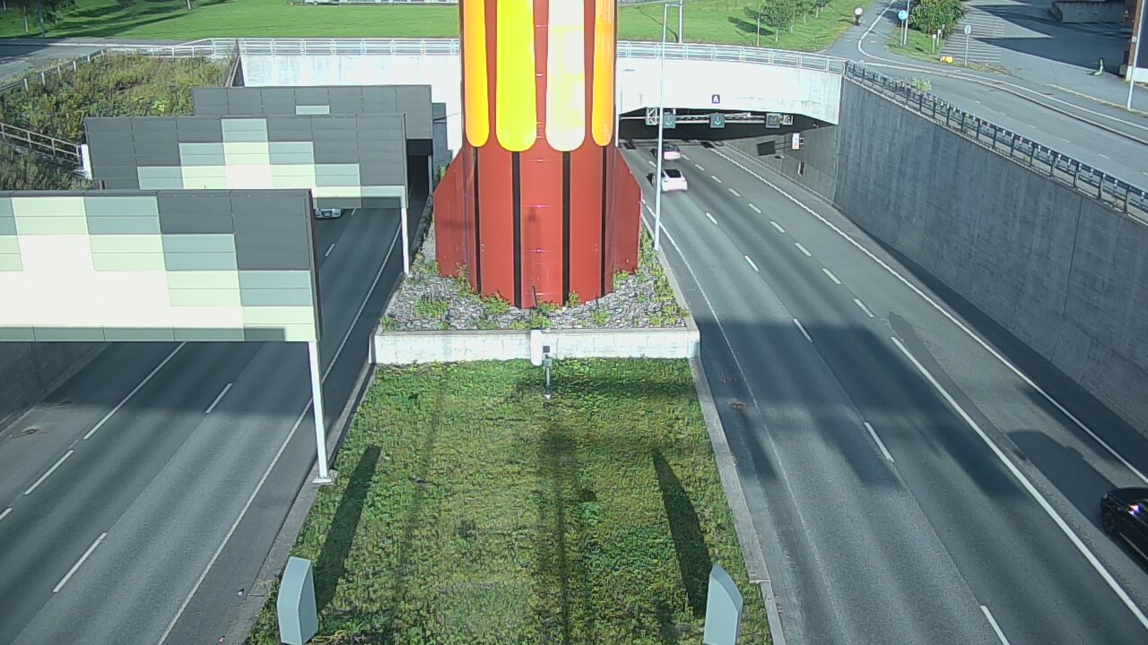 Kelikamerat Kuva Tie 12 Tampere, Rantatunnelin puomi, länsi, Tampere, Pirkanmaa