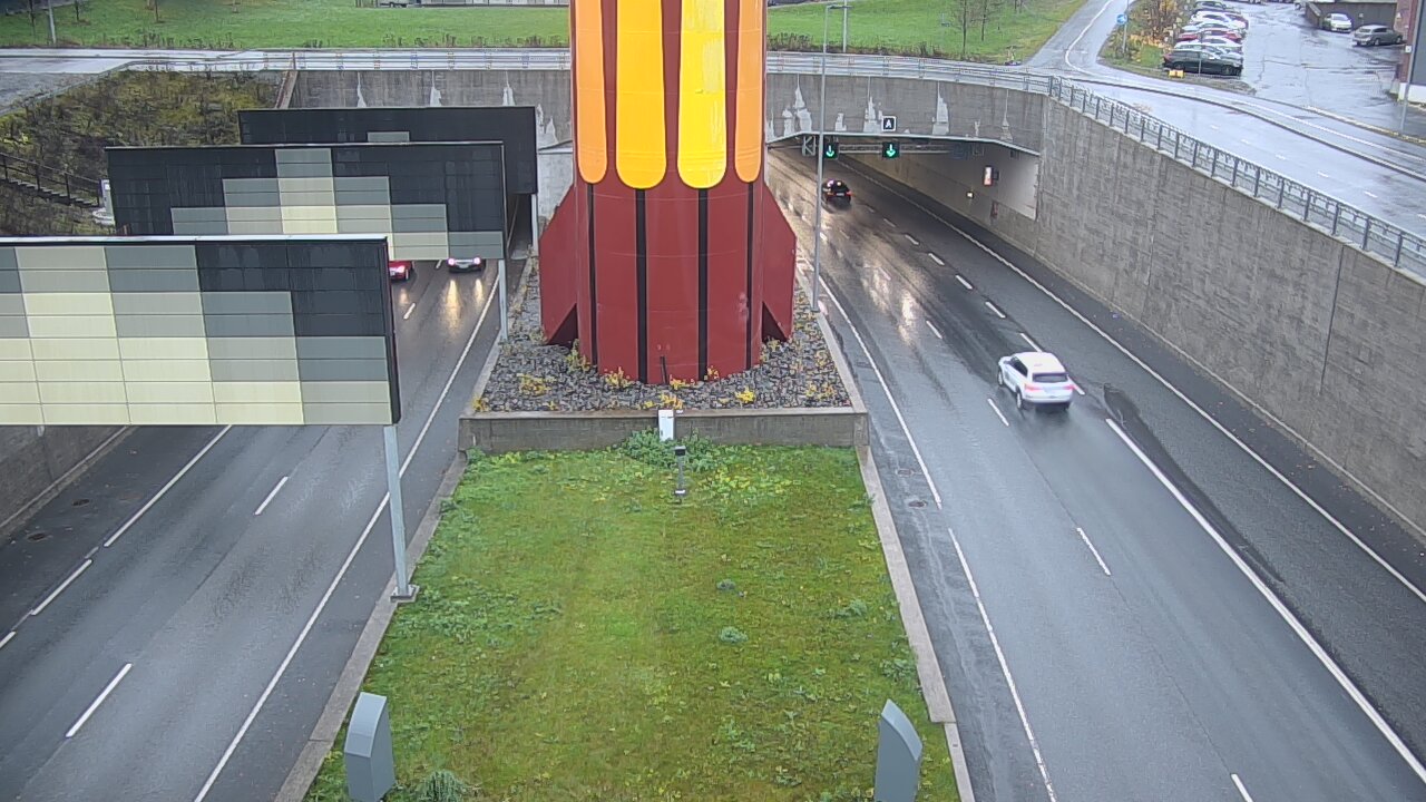 Kelikamerat Kuva Tie 12 Tampere, Rantatunnelin puomi, länsi, Tampere, Pirkanmaa