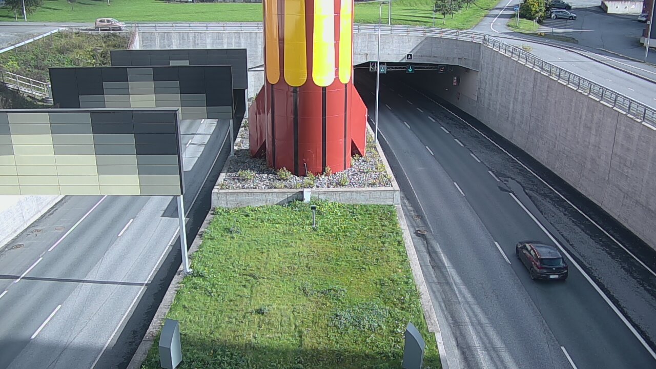 Kelikamerat Kuva Tie 12 Tampere, Rantatunnelin puomi, länsi, Tampere, Pirkanmaa