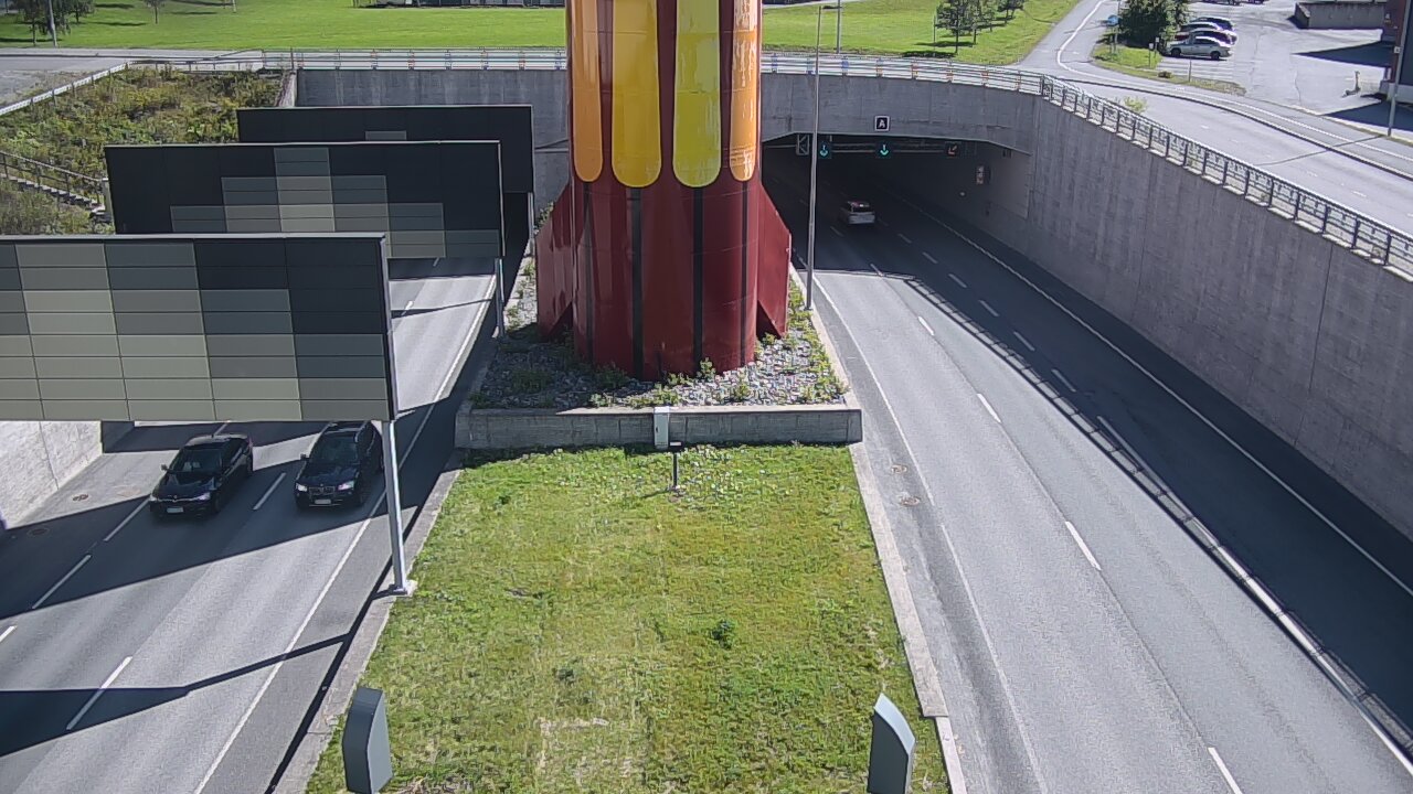 Kelikamerat Kuva Tie 12 Tampere, Rantatunnelin puomi, länsi, Tampere, Pirkanmaa