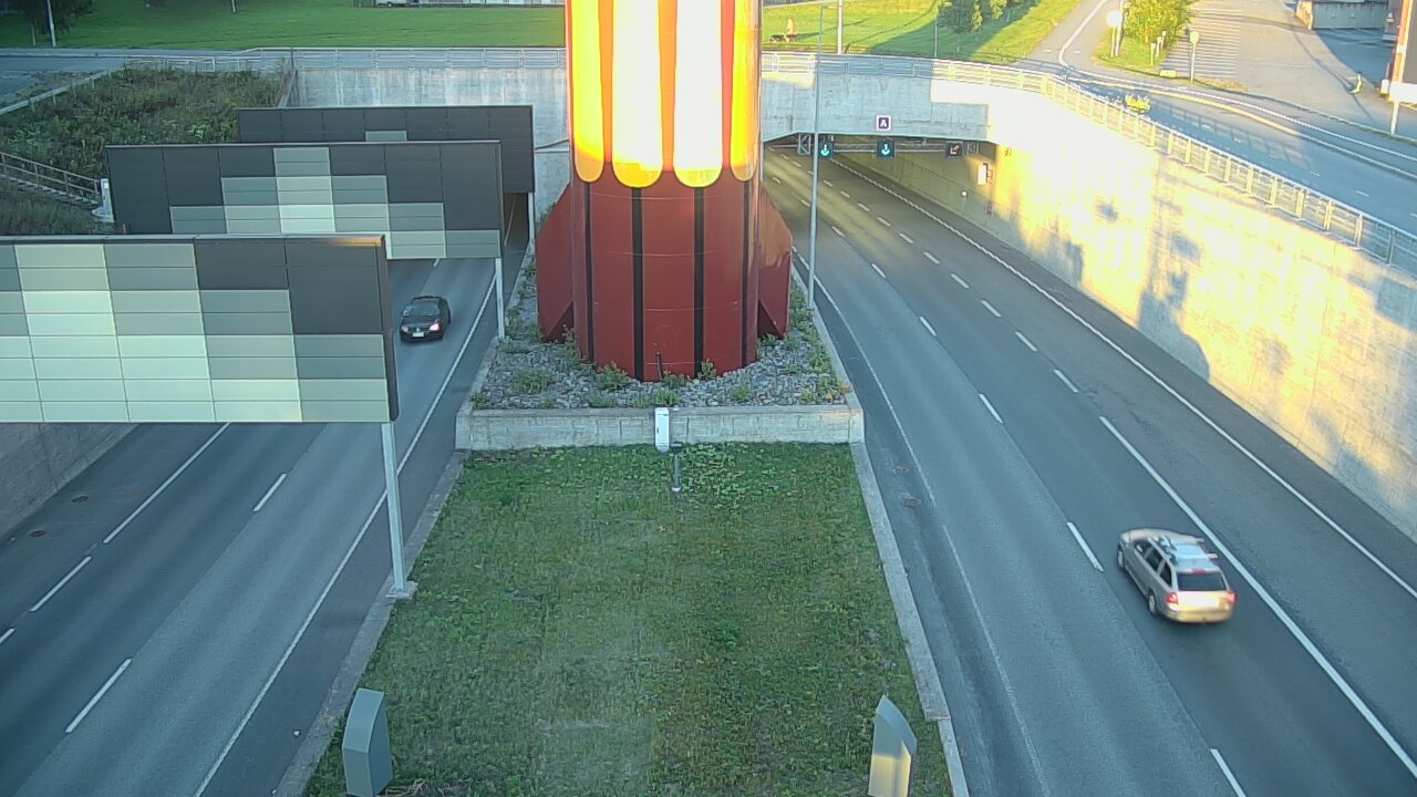 Kelikamerat Kuva Tie 12 Tampere, Rantatunnelin puomi, länsi, Tampere, Pirkanmaa