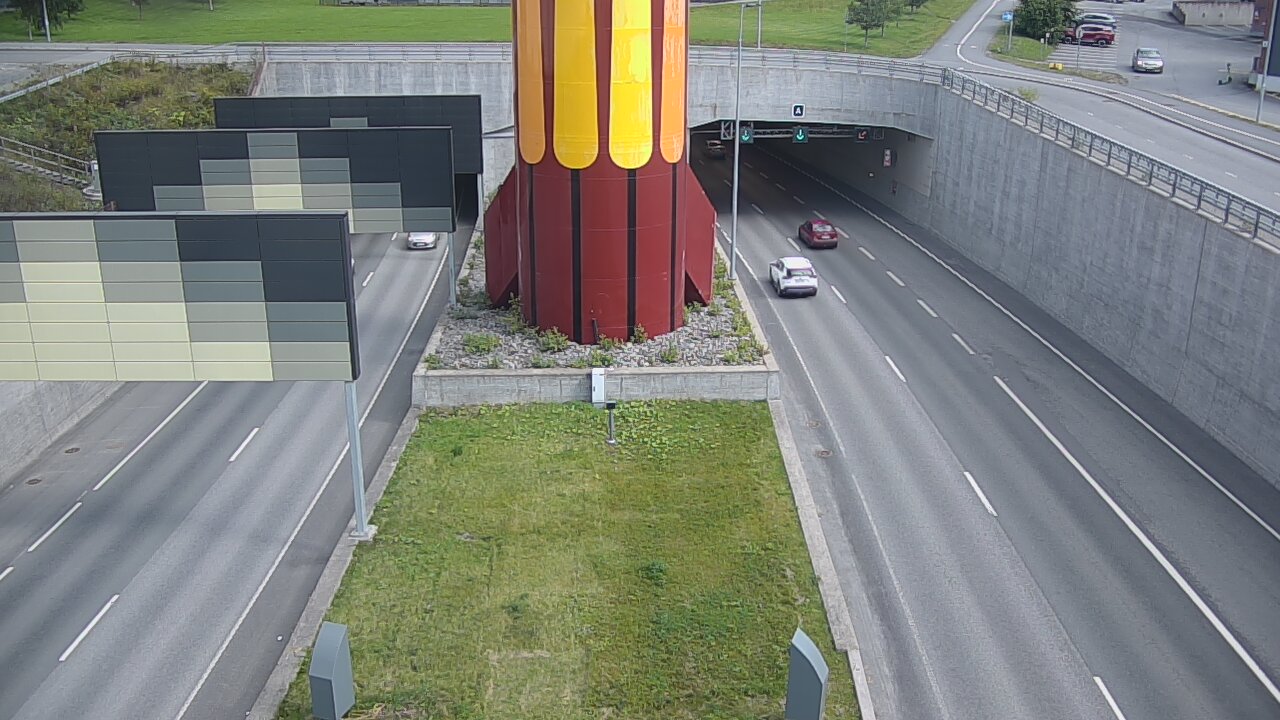 Kelikamerat Kuva Tie 12 Tampere, Rantatunnelin puomi, länsi, Tampere, Pirkanmaa