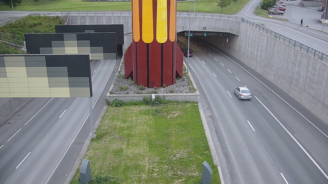 Kelikamerat Kuva Tie 12 Tampere, Rantatunnelin puomi, länsi, Tampere, Pirkanmaa