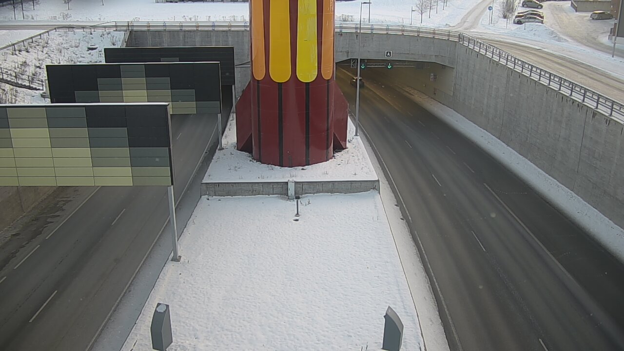 Weather Camera Image Road 12 Tampere, Rantatunneli boom west, Tampere, Pirkanmaa