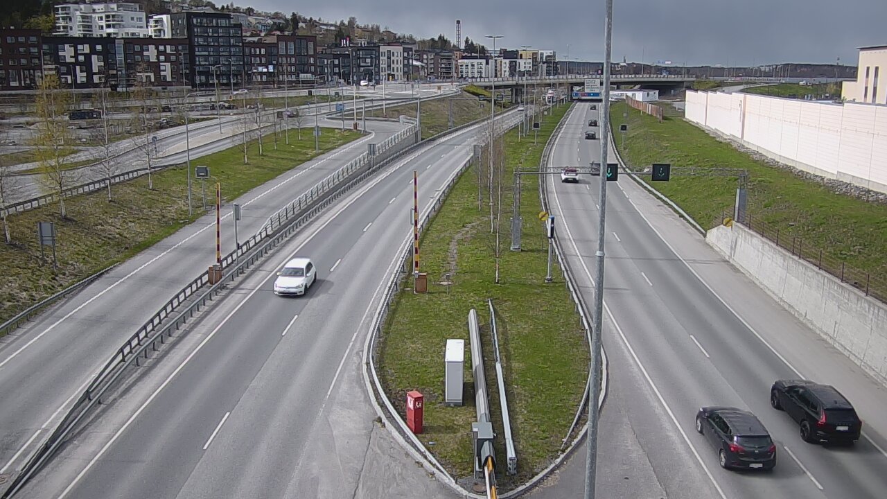 Weather Camera Image Väg 12 Tammerfors, Rantatunneli bom väst, Tampere, Pirkanmaa