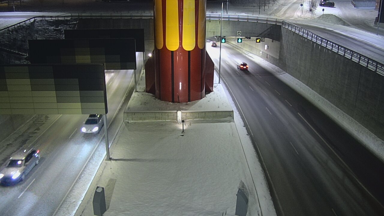 Kelikamerat Kuva Tie 12 Tampere, Rantatunnelin puomi, länsi, Tampere, Pirkanmaa