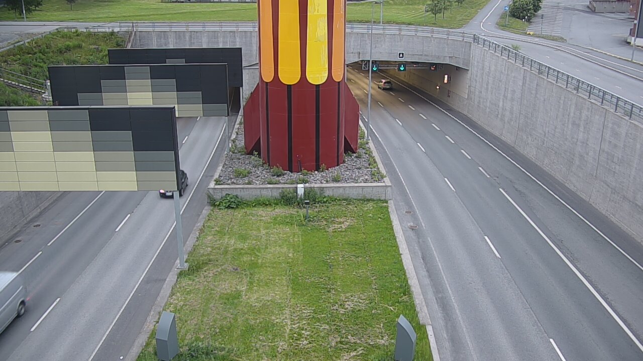 Kelikamerat Kuva Tie 12 Tampere, Rantatunnelin puomi, länsi, Tampere, Pirkanmaa