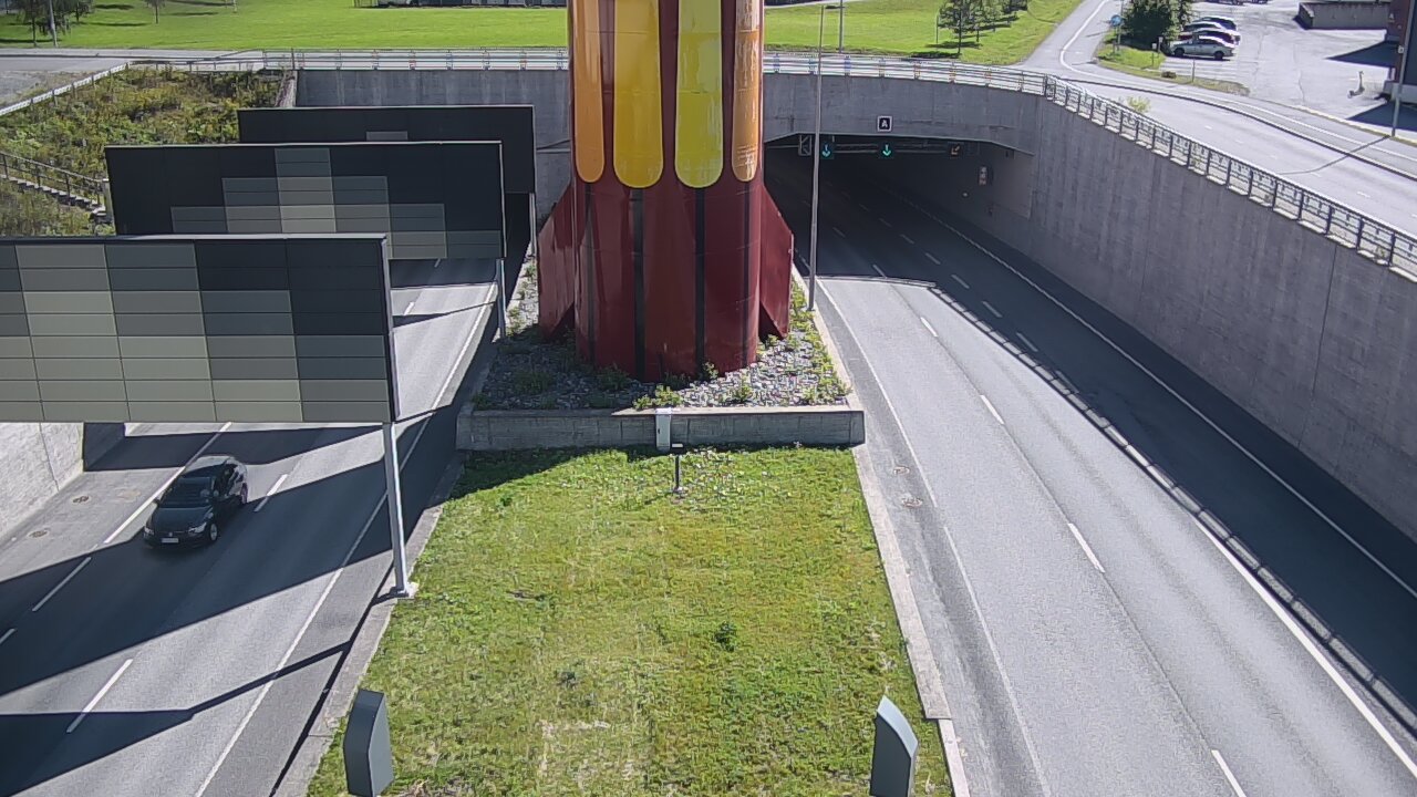 Kelikamerat Kuva Tie 12 Tampere, Rantatunnelin puomi, länsi, Tampere, Pirkanmaa