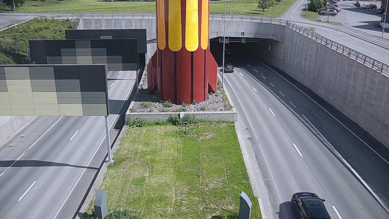 Kelikamerat Kuva Tie 12 Tampere, Rantatunnelin puomi, länsi, Tampere, Pirkanmaa