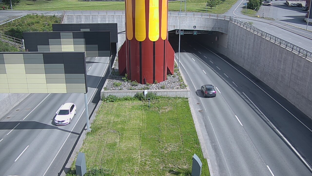 Kelikamerat Kuva Tie 12 Tampere, Rantatunnelin puomi, länsi, Tampere, Pirkanmaa