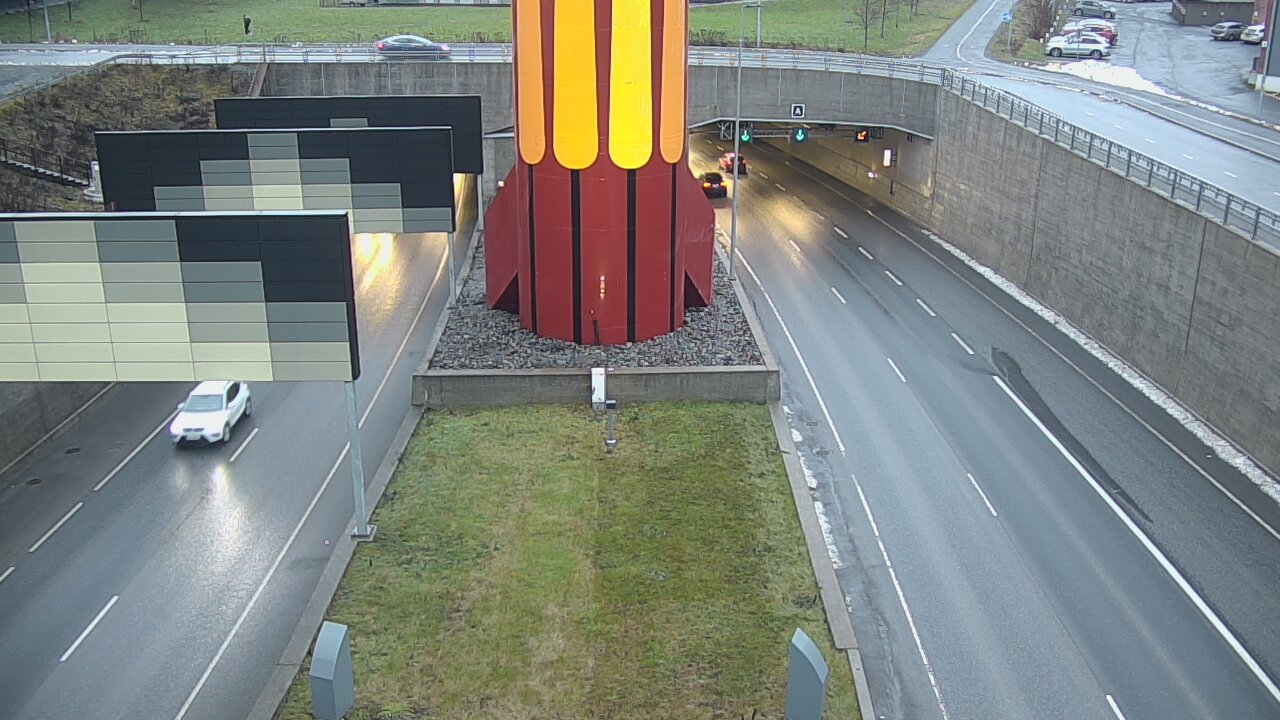 Weather Camera Image Road 12 Tampere, Rantatunneli boom west, Tampere, Pirkanmaa