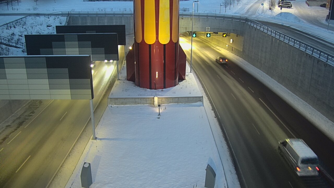 Kelikamerat Kuva Tie 12 Tampere, Rantatunnelin puomi, länsi, Tampere, Pirkanmaa