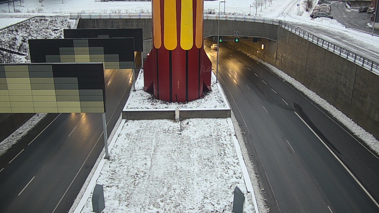 Kelikamerat Kuva Tie 12 Tampere, Rantatunnelin puomi, länsi, Tampere, Pirkanmaa