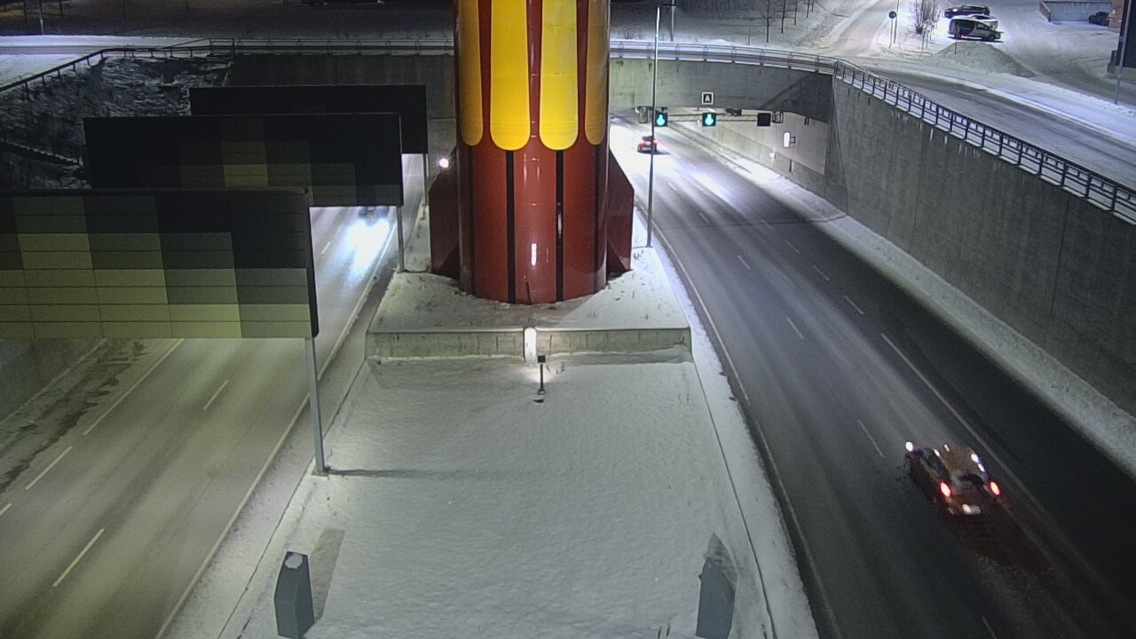 Kelikamerat Kuva Tie 12 Tampere, Rantatunnelin puomi, länsi, Tampere, Pirkanmaa