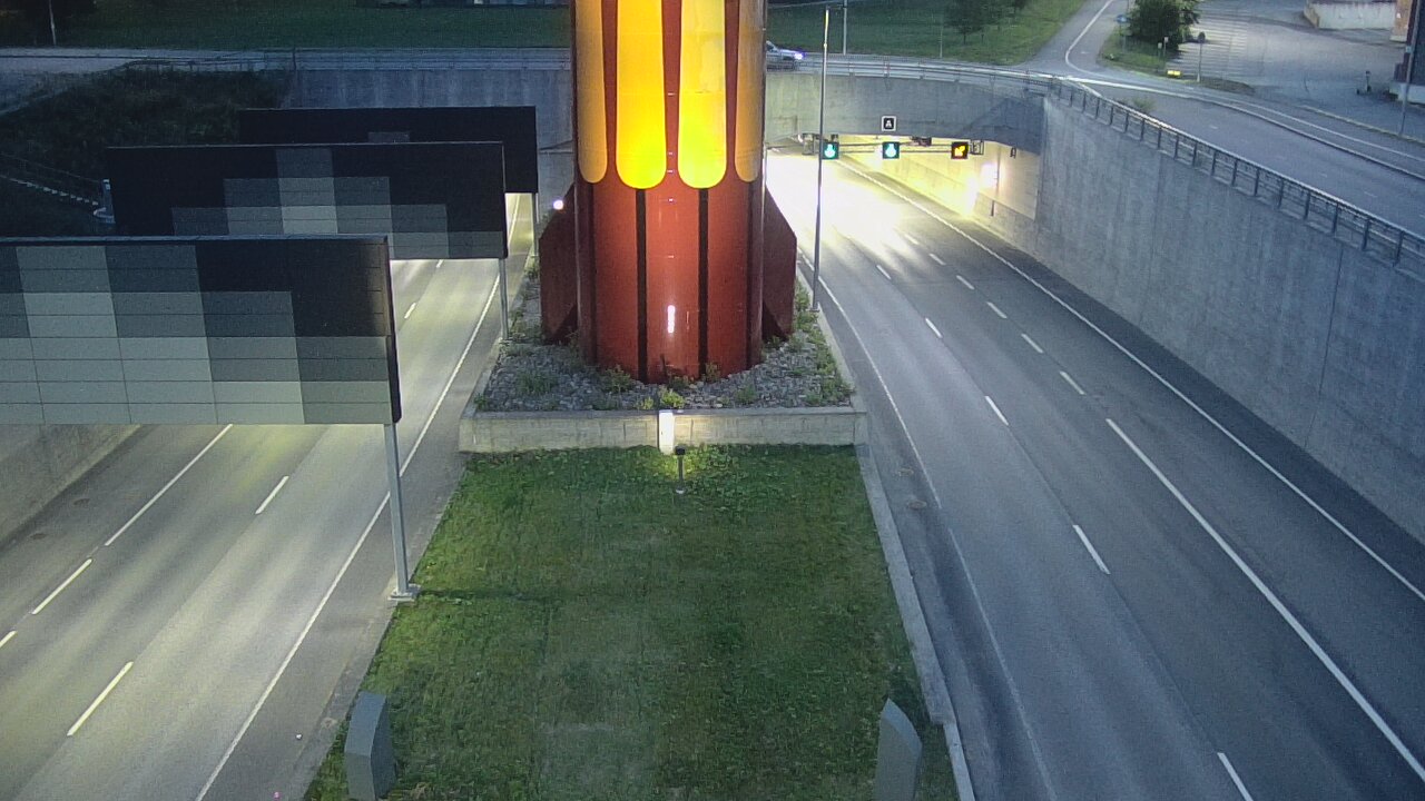 Kelikamerat Kuva Tie 12 Tampere, Rantatunnelin puomi, länsi, Tampere, Pirkanmaa
