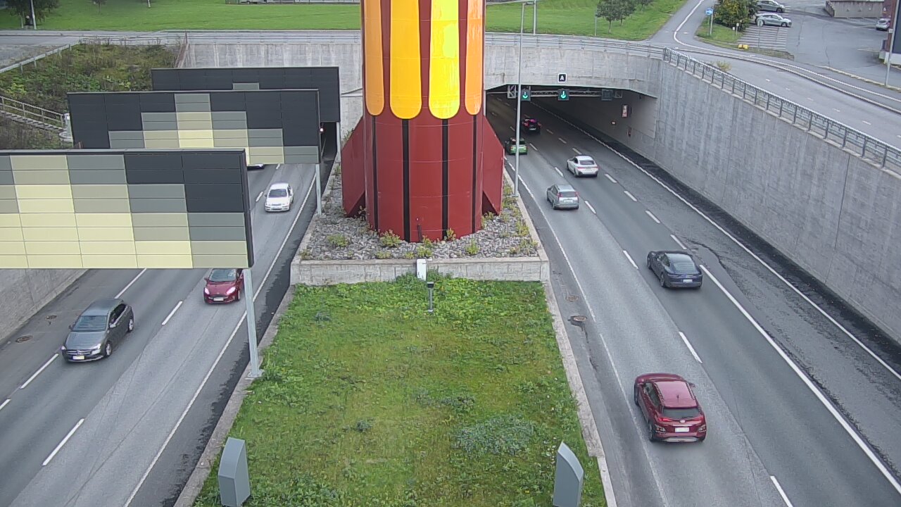 Kelikamerat Kuva Tie 12 Tampere, Rantatunnelin puomi, länsi, Tampere, Pirkanmaa