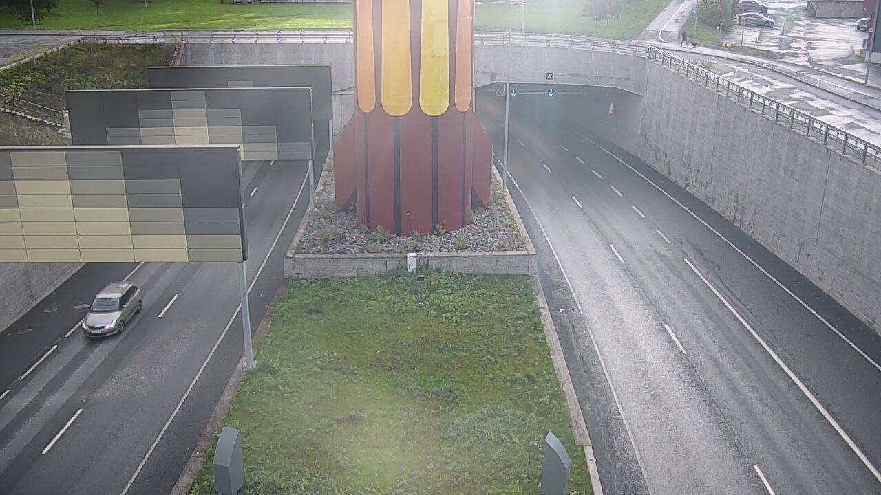Kelikamerat Kuva Tie 12 Tampere, Rantatunnelin puomi, länsi, Tampere, Pirkanmaa