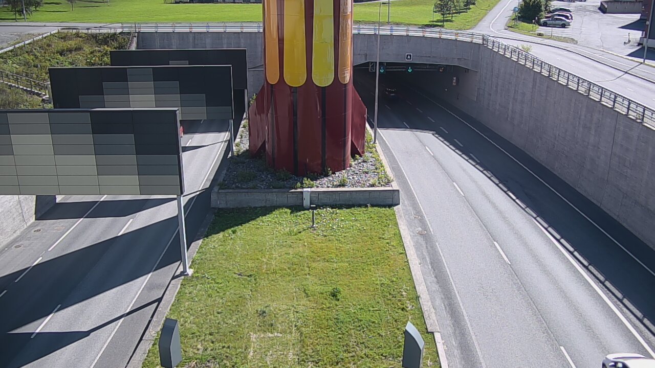 Kelikamerat Kuva Tie 12 Tampere, Rantatunnelin puomi, länsi, Tampere, Pirkanmaa