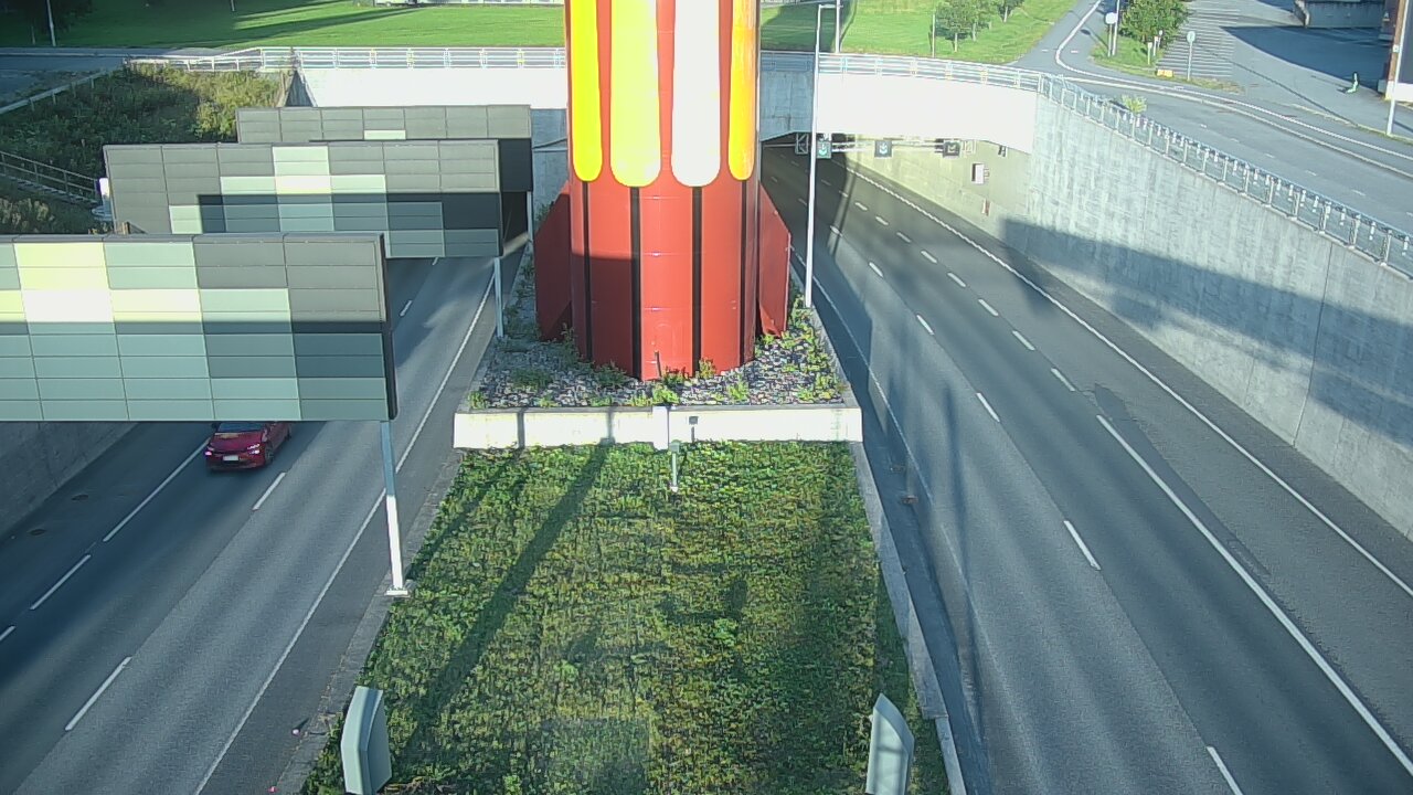 Kelikamerat Kuva Tie 12 Tampere, Rantatunnelin puomi, länsi, Tampere, Pirkanmaa
