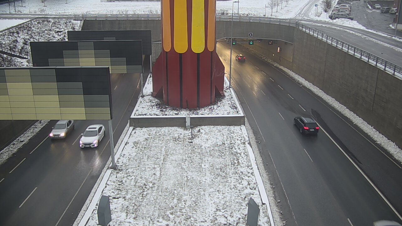 Kelikamerat Kuva Tie 12 Tampere, Rantatunnelin puomi, länsi, Tampere, Pirkanmaa