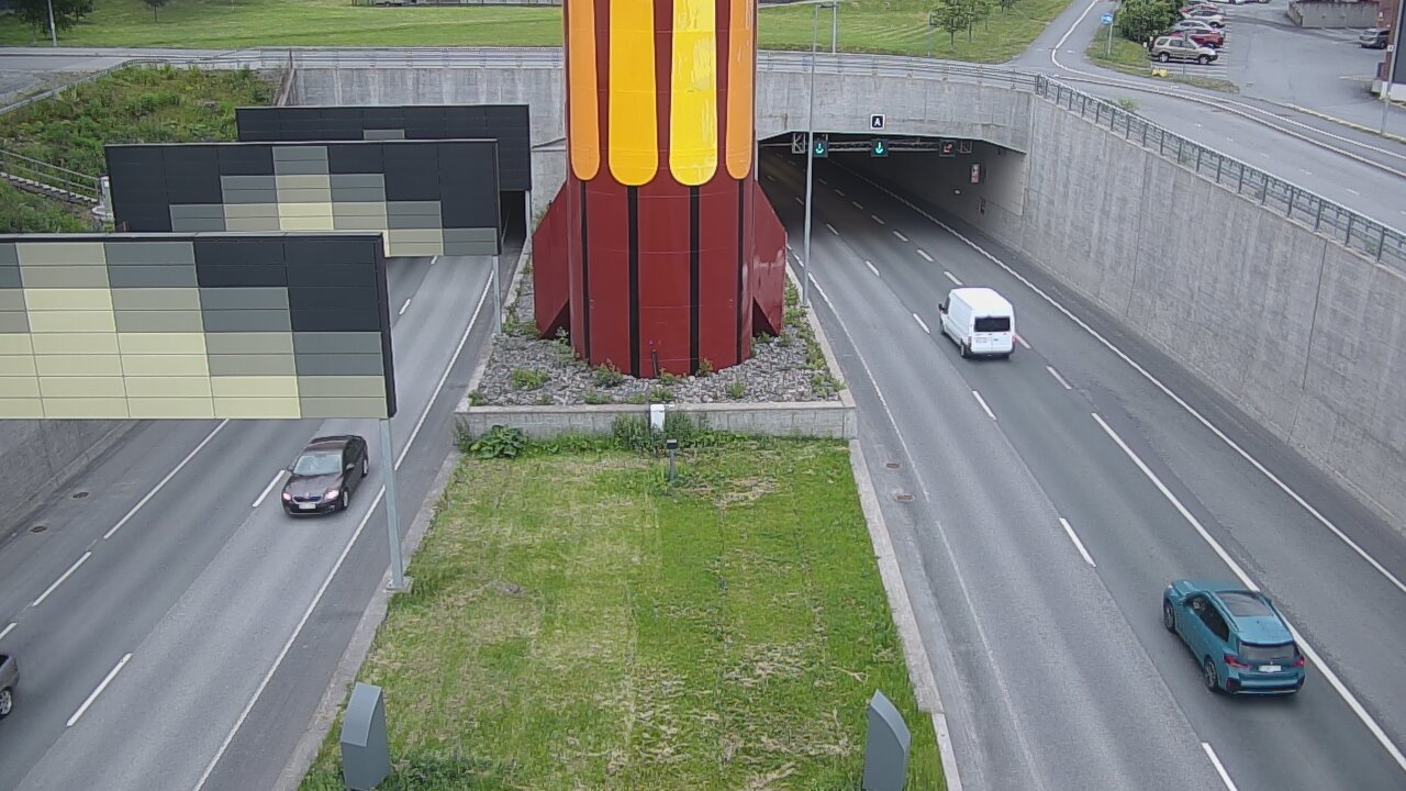 Kelikamerat Kuva Tie 12 Tampere, Rantatunnelin puomi, länsi, Tampere, Pirkanmaa