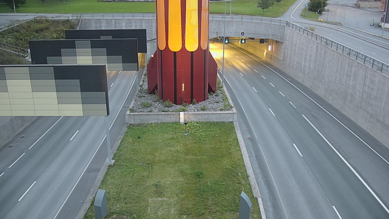 Kelikamerat Kuva Tie 12 Tampere, Rantatunnelin puomi, länsi, Tampere, Pirkanmaa