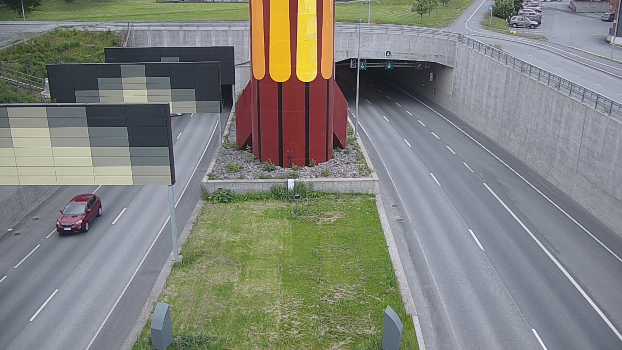 Kelikamerat Kuva Tie 12 Tampere, Rantatunnelin puomi, länsi, Tampere, Pirkanmaa