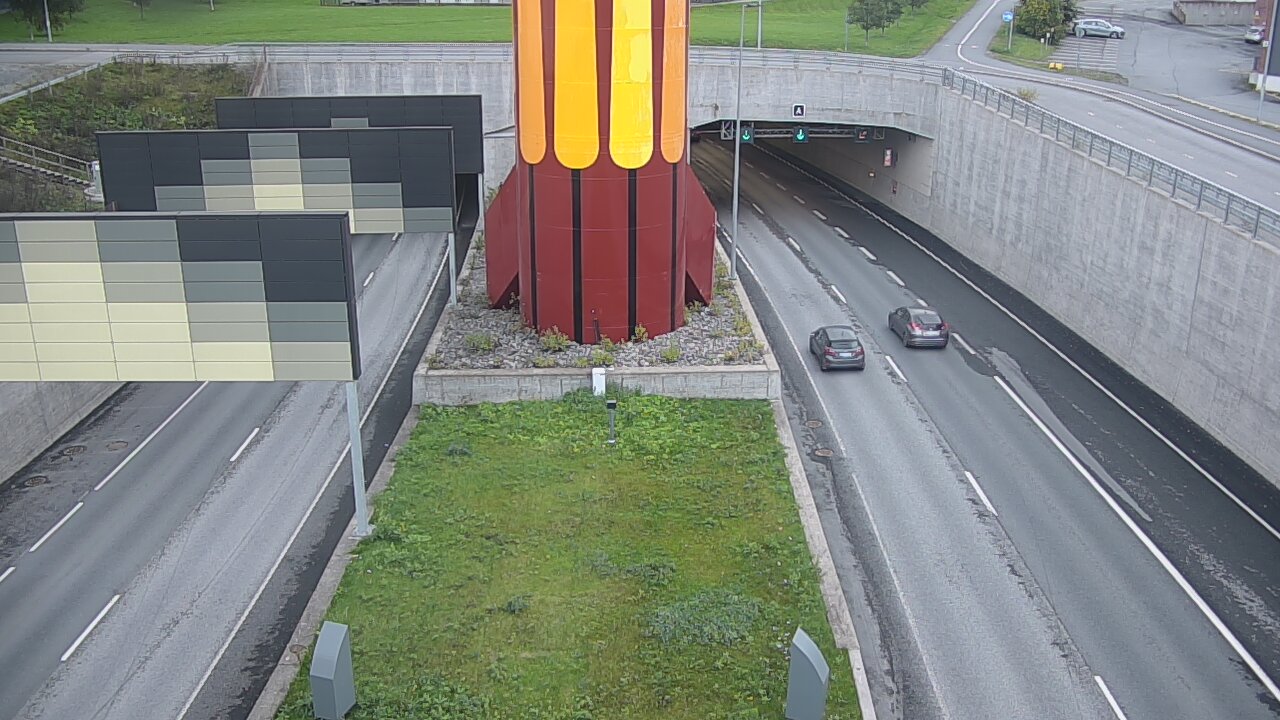 Kelikamerat Kuva Tie 12 Tampere, Rantatunnelin puomi, länsi, Tampere, Pirkanmaa