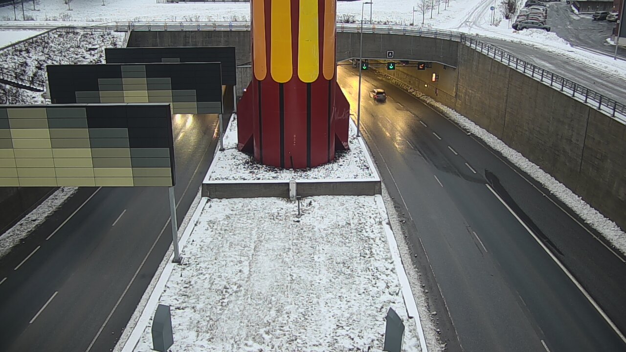 Kelikamerat Kuva Tie 12 Tampere, Rantatunnelin puomi, länsi, Tampere, Pirkanmaa